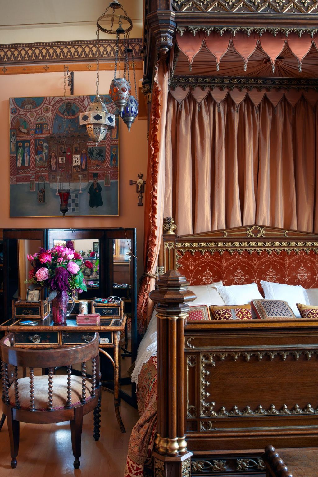 Image may contain Furniture Chair Interior Design Indoors Plant Home Decor Room Flower and Blossom