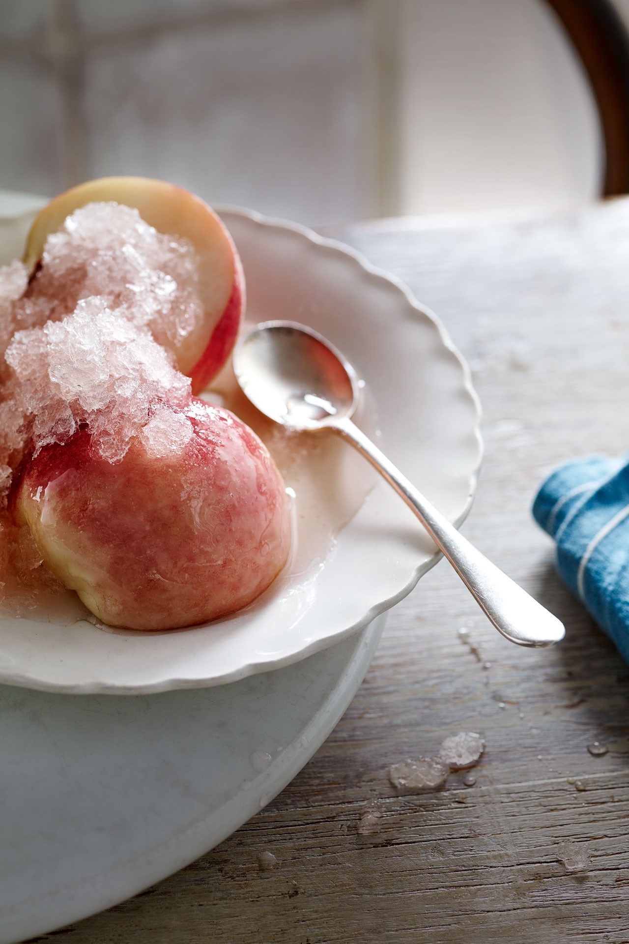 Image may contain Cutlery Spoon Plant Fruit Food Dessert Egg Confectionery Sweets Human and Person