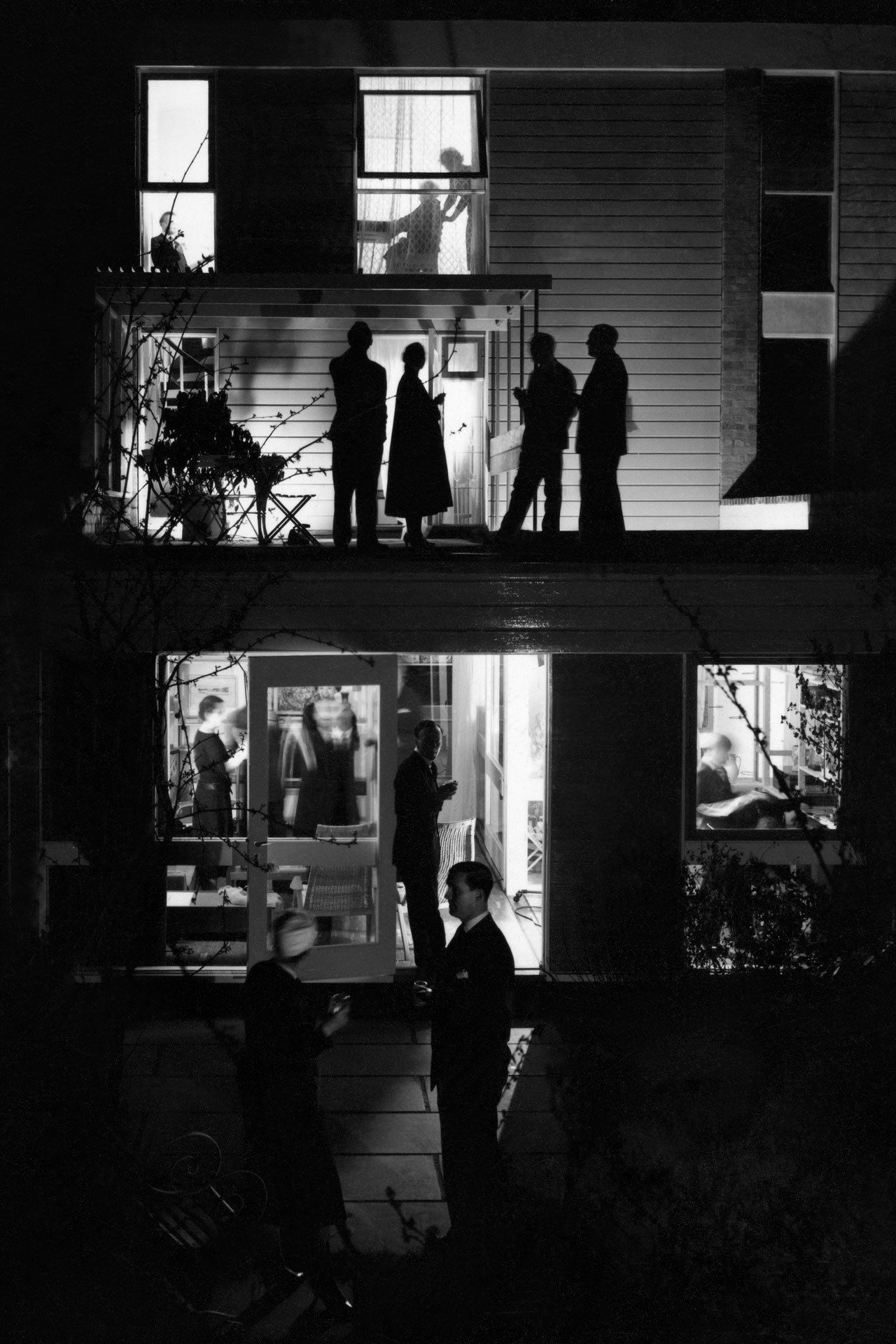 Image may contain Human Person Lighting Pedestrian Silhouette Clothing and Apparel