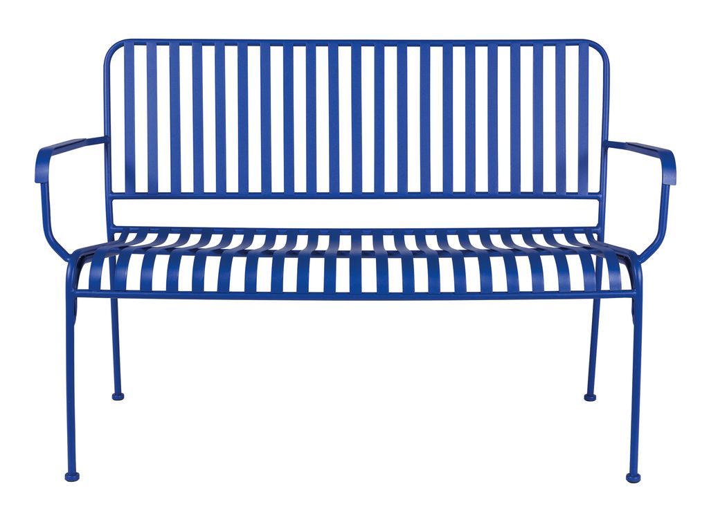 Image may contain Furniture Bench and Park Bench