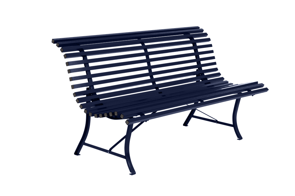 Steel ‘Louisiane Bench  by Fermob 80 x 150 x 72cm 415 from The Worm That Turned.
