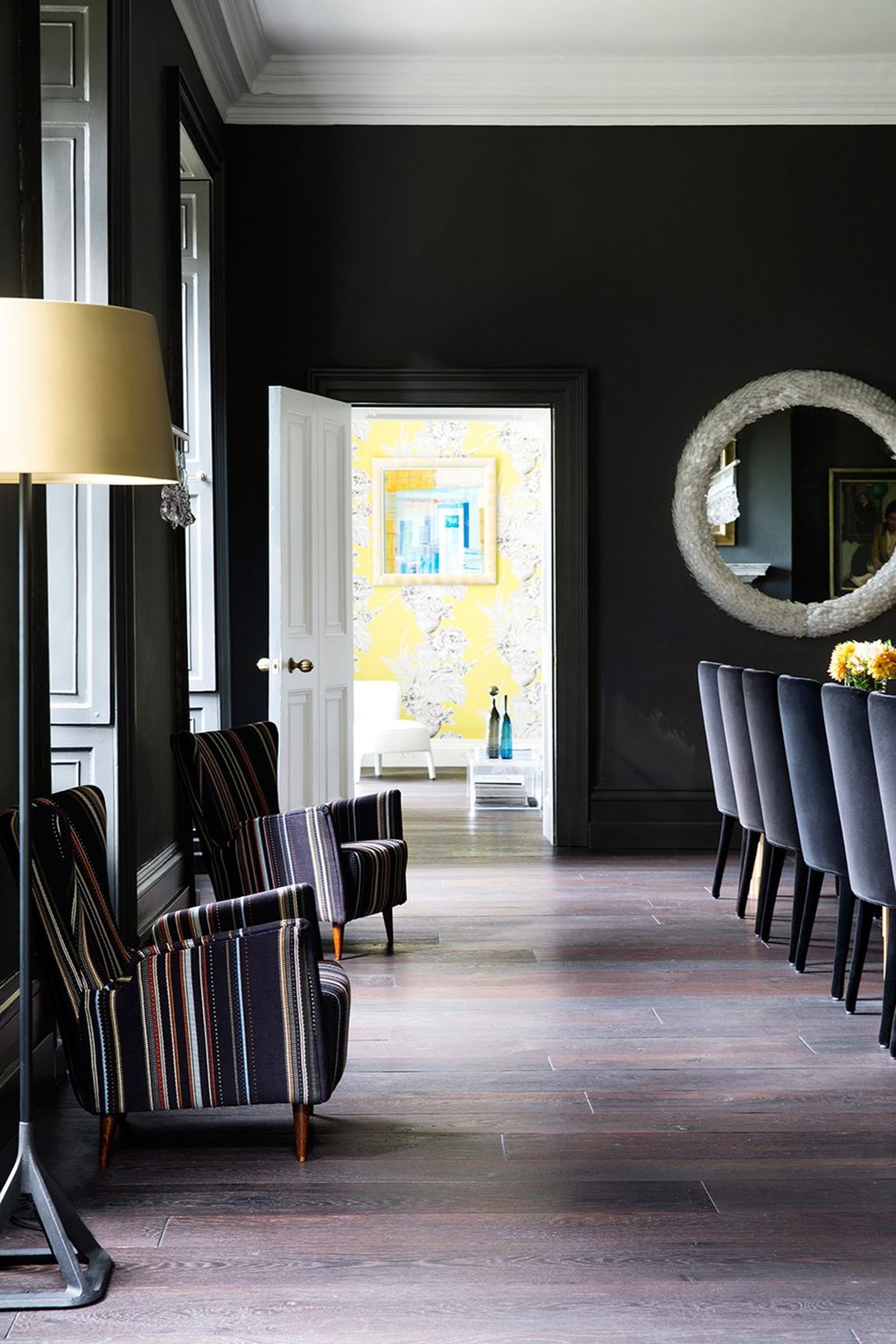 Striped Armchairs  Somerset Country House | Real Homes