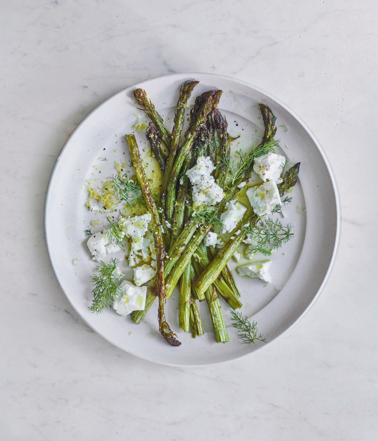 Image may contain Plant Food Meal Dish Seasoning Vegetable and Asparagus