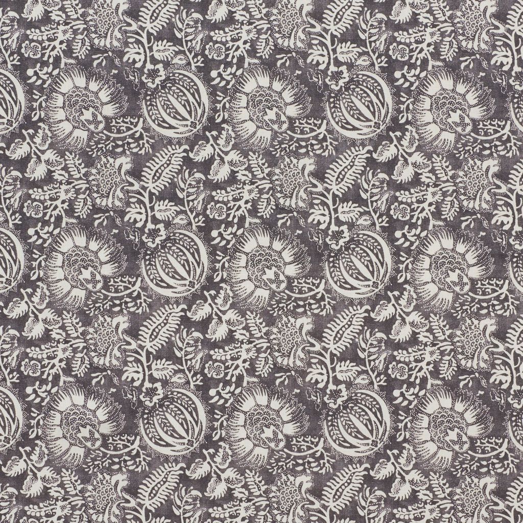 'Pomegranate Print' fabric in charcoal 256.60 a metre from Schumacher. buttongroup Shop now