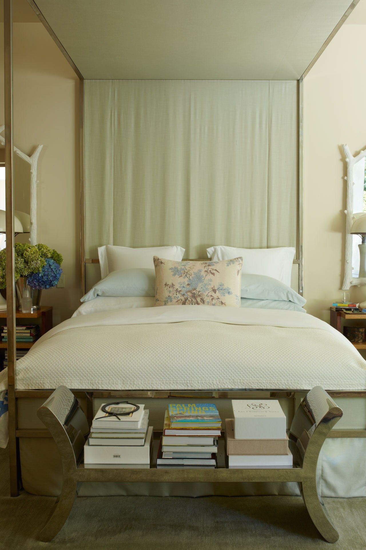 Image may contain Furniture Bed Indoors Room Bedroom and Interior Design