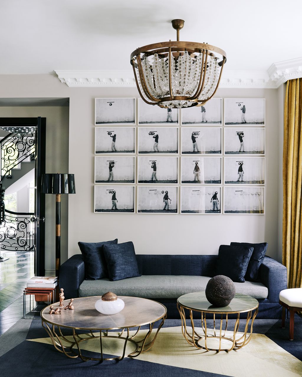 Image may contain Furniture Living Room Indoors Room Table Coffee Table Interior Design Couch and Rug