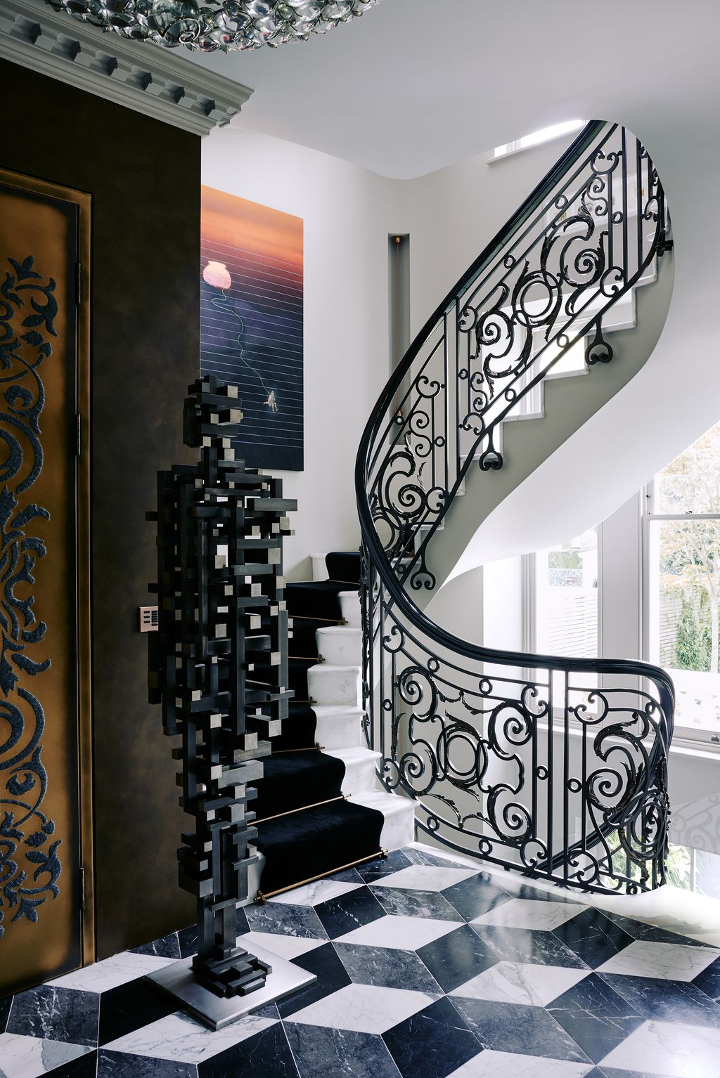 Image may contain Staircase Banister Handrail Interior Design and Indoors