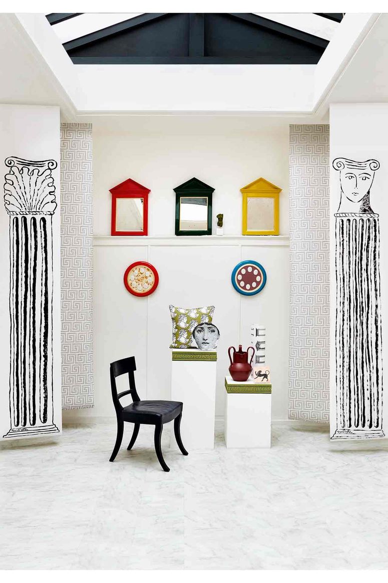 Image may contain: Interior Design, Indoors, Furniture, Chair, Room, Home Decor, and Wall