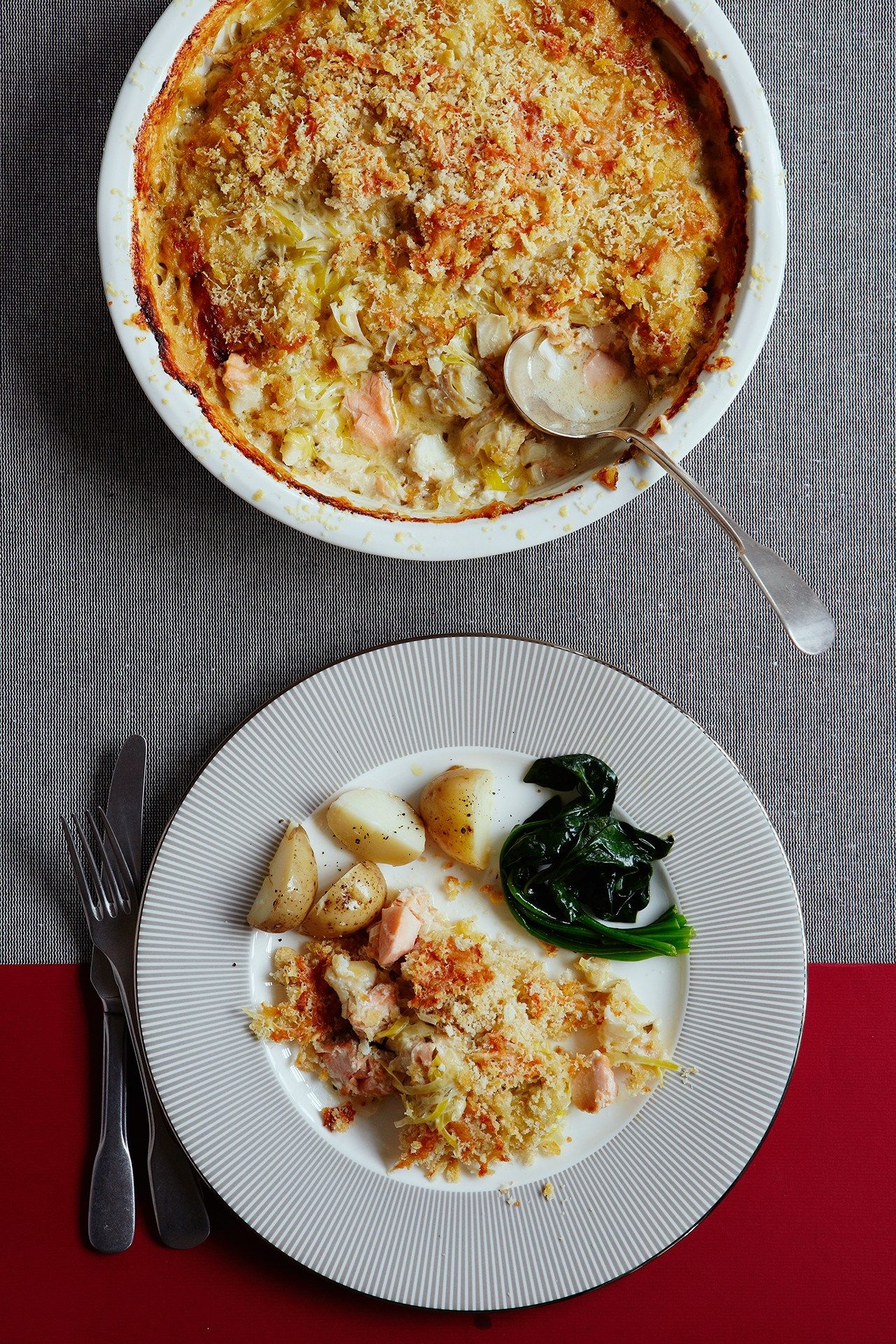 Image may contain Cutlery Fork Food Meal Dish Pizza and Plant