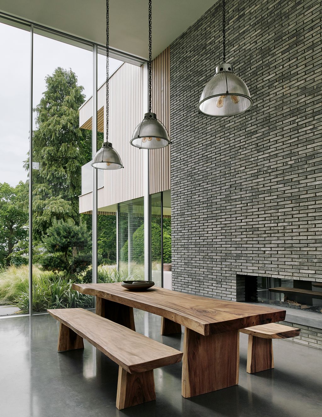 Image may contain Wood Plywood Furniture Tabletop Hardwood Interior Design and Indoors