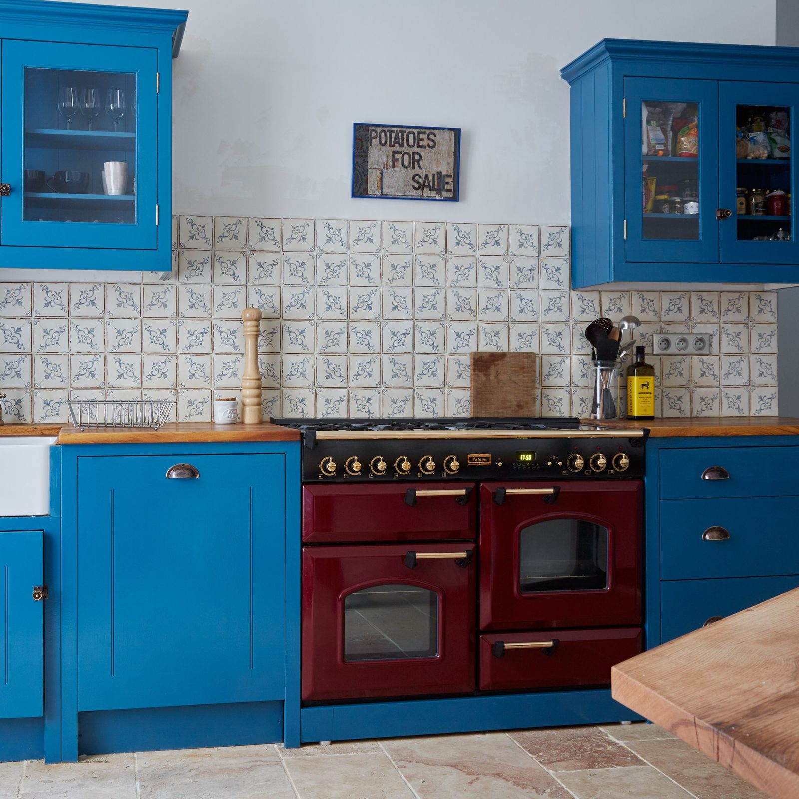 Image may contain Furniture Indoors Room Kitchen Interior Design and Cabinet