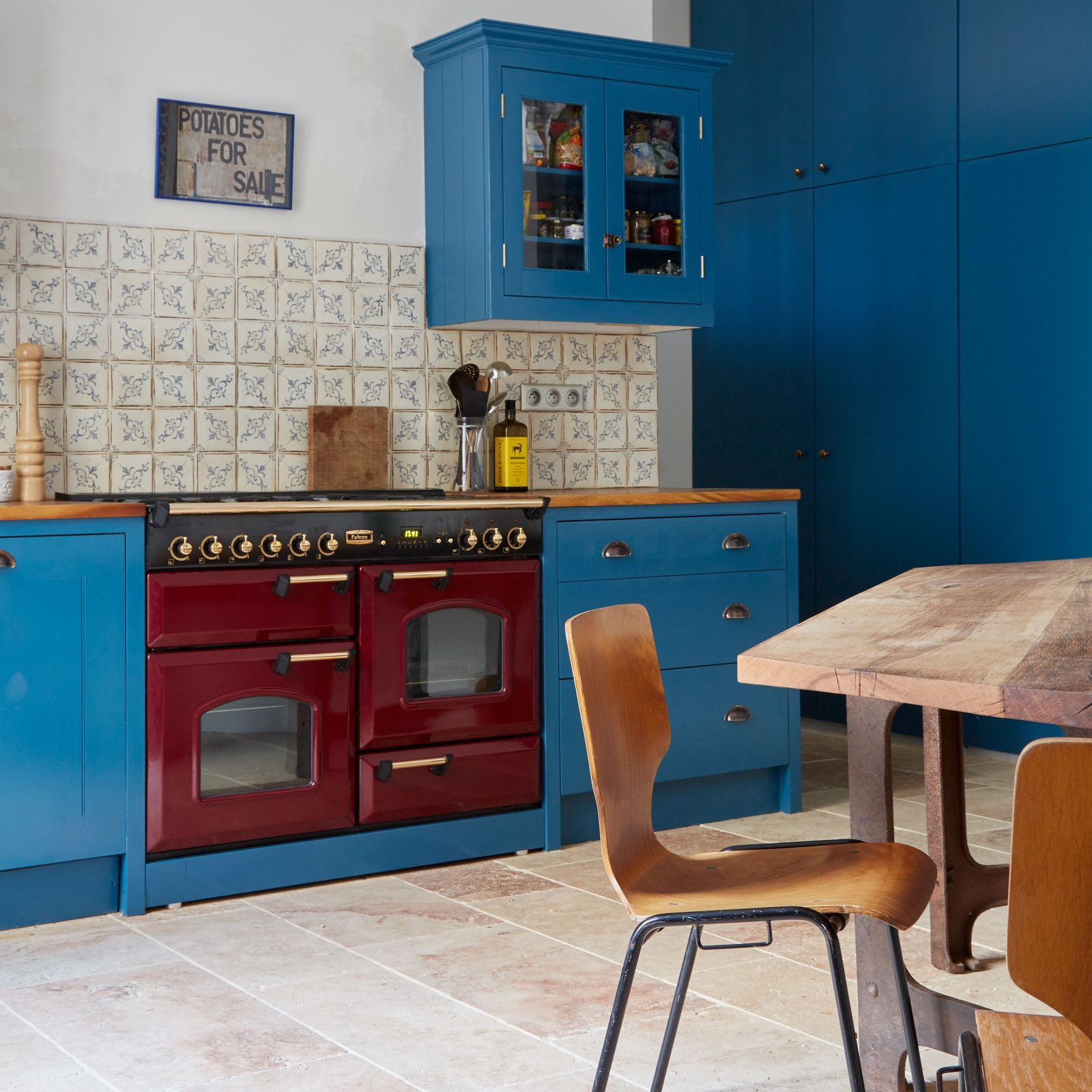 Image may contain Furniture Chair Wood Plywood Room Indoors Dining Table Table Flooring Floor and Kitchen