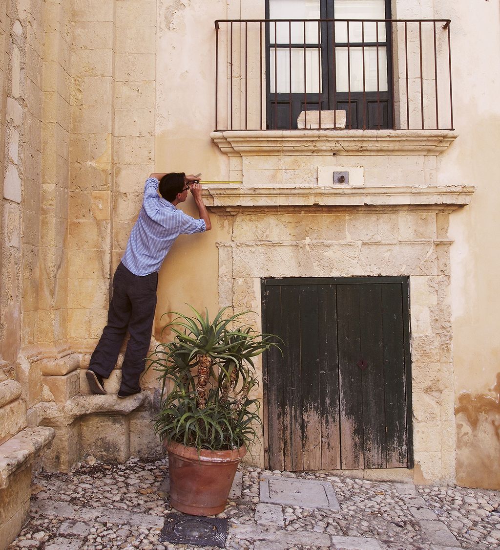 Image may contain Human Person Flagstone Walkway Path Home Decor Wall and Pot