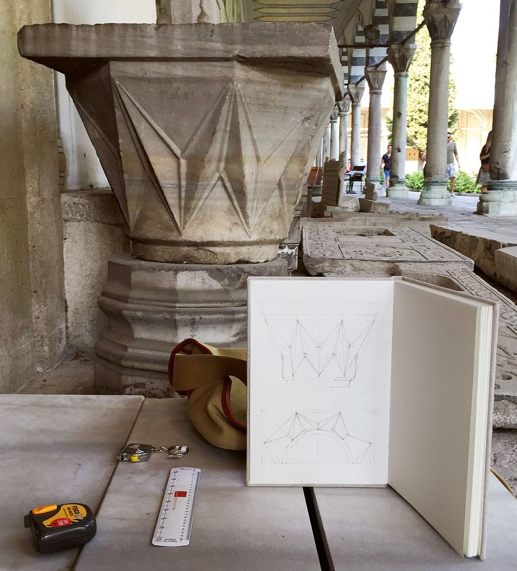 Image may contain Flagstone Architecture Building Flooring Human Person and Crypt