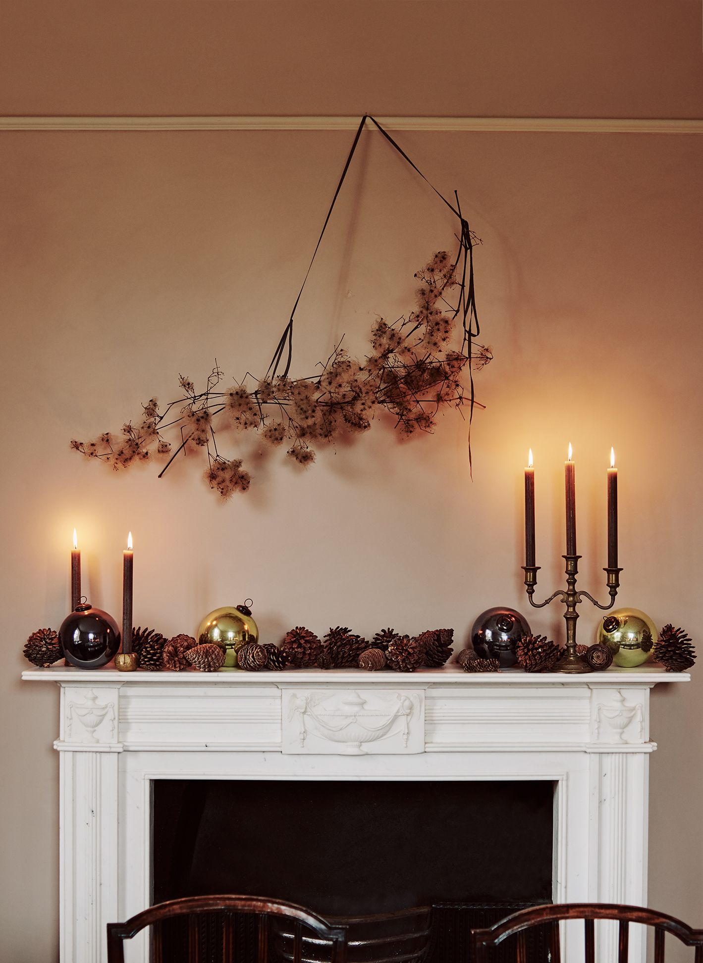 Image may contain Fireplace Indoors Hearth and Plant