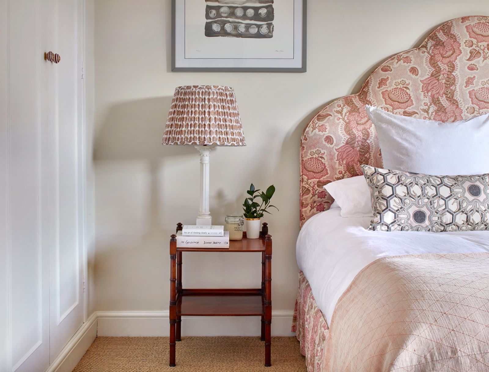 Image may contain Room Bedroom Indoors Lamp Table Lamp Living Room and Home Decor