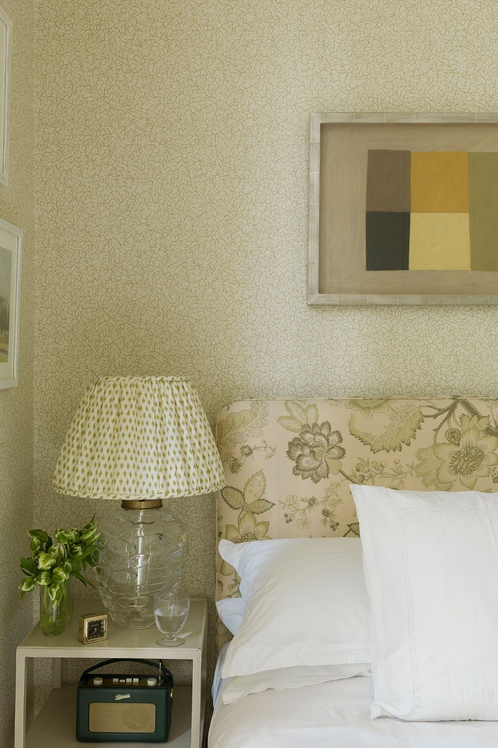 Pale Yellow Bed | Bedroom Design Ideas