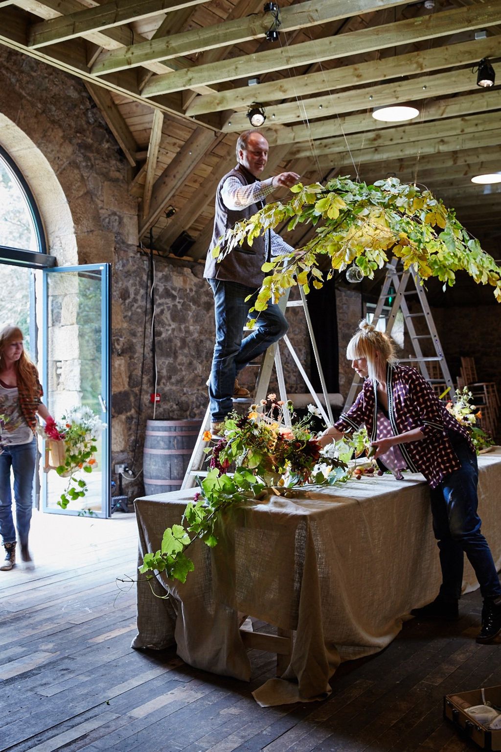 Decorated Barn | Inchyra Estate | Real Downton Abbey House