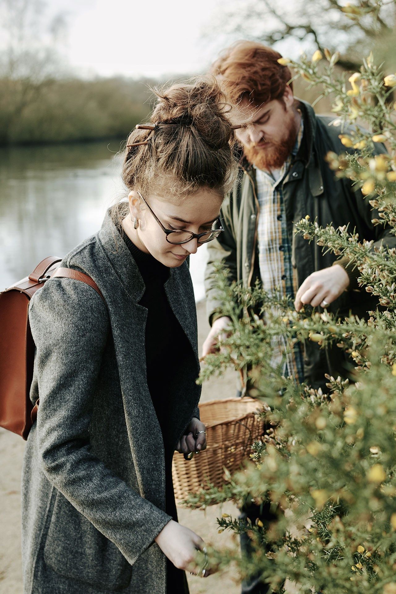 Image may contain Outdoors Human Person Glasses Accessories Accessory Clothing Apparel Basket Plant and Tree