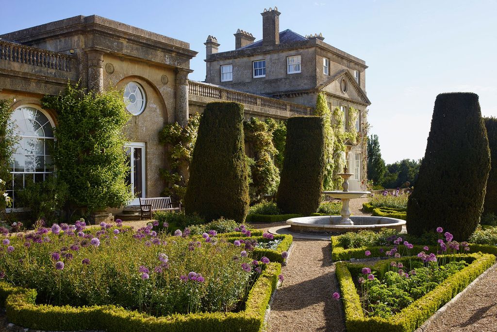 The Italianate Terrace at the front of Bowood House in Wiltshire was an addition by Robert Smirke. The formal beds are...