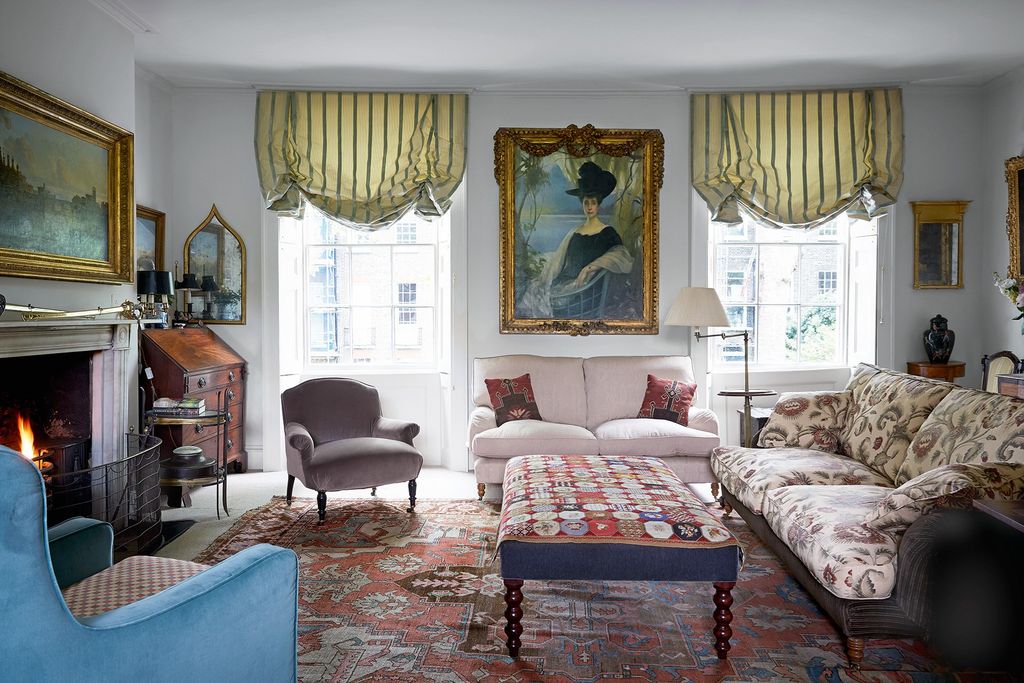 Living room design ideas. Image may contain Furniture Living Room Indoors Room Home Decor Couch Interior Design and Rug