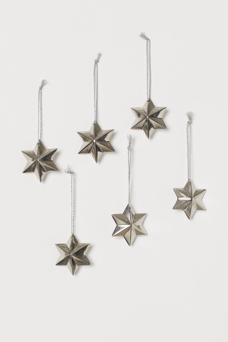 ‘6Pack Decorations  6.99 from HM Home.  buttongroup Shop now