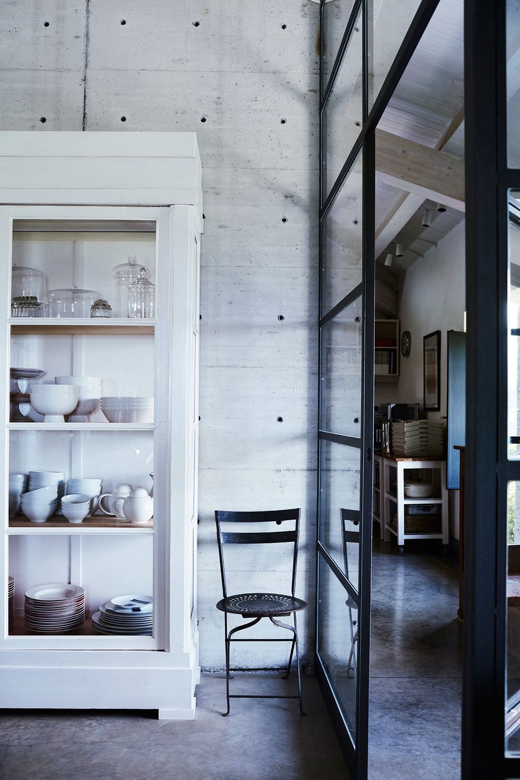 Image may contain Furniture Chair Shelf Cupboard Closet Cabinet China Cabinet and Door