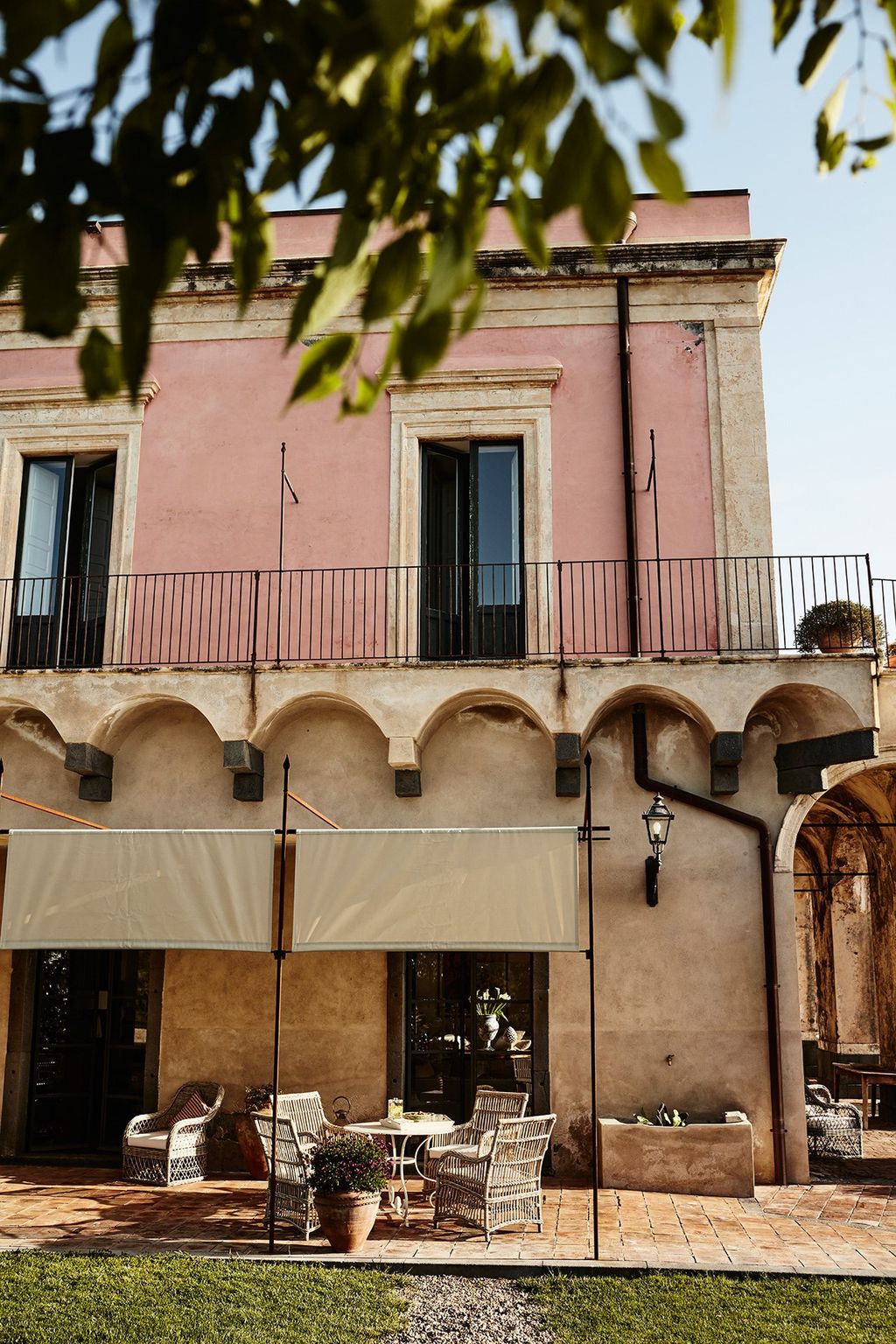 Before it's restoration the house had been uninhabited since the Sixties and was in a terrible condition with no roof...