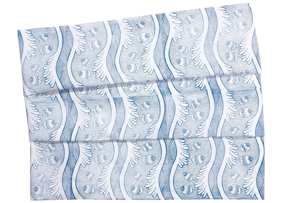 'No2 Grenade'  linen 168cm wide €460 a metre from Antoinette Poisson.