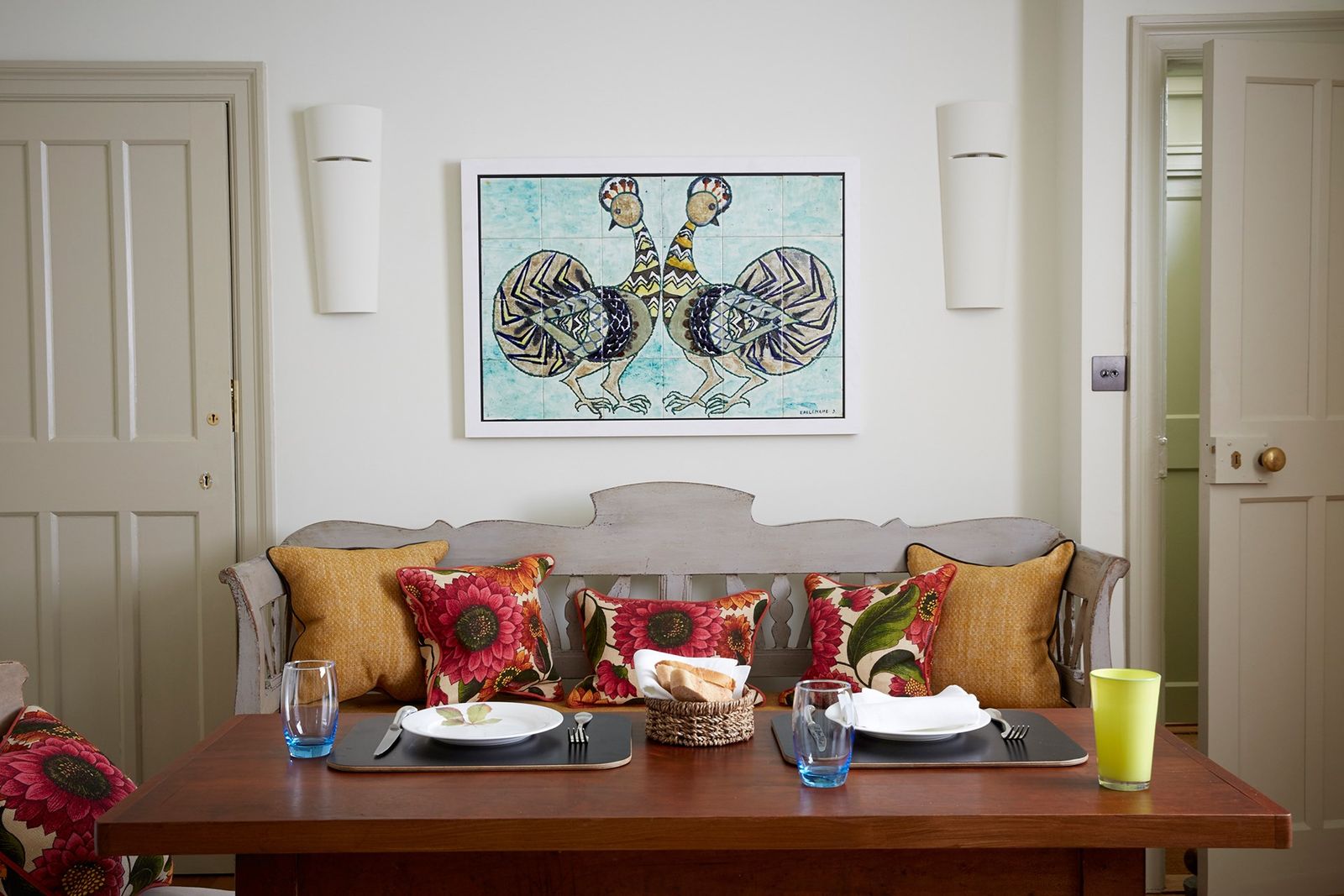 Image may contain Furniture Living Room Room Indoors Couch Table Cushion Coffee Table Wood and Home Decor