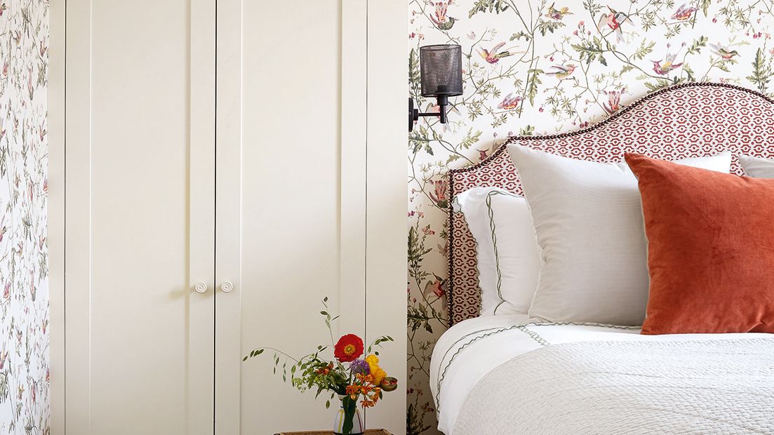 Image may contain: Indoors, Room, Bedroom, Home Decor, Furniture, and Interior Design