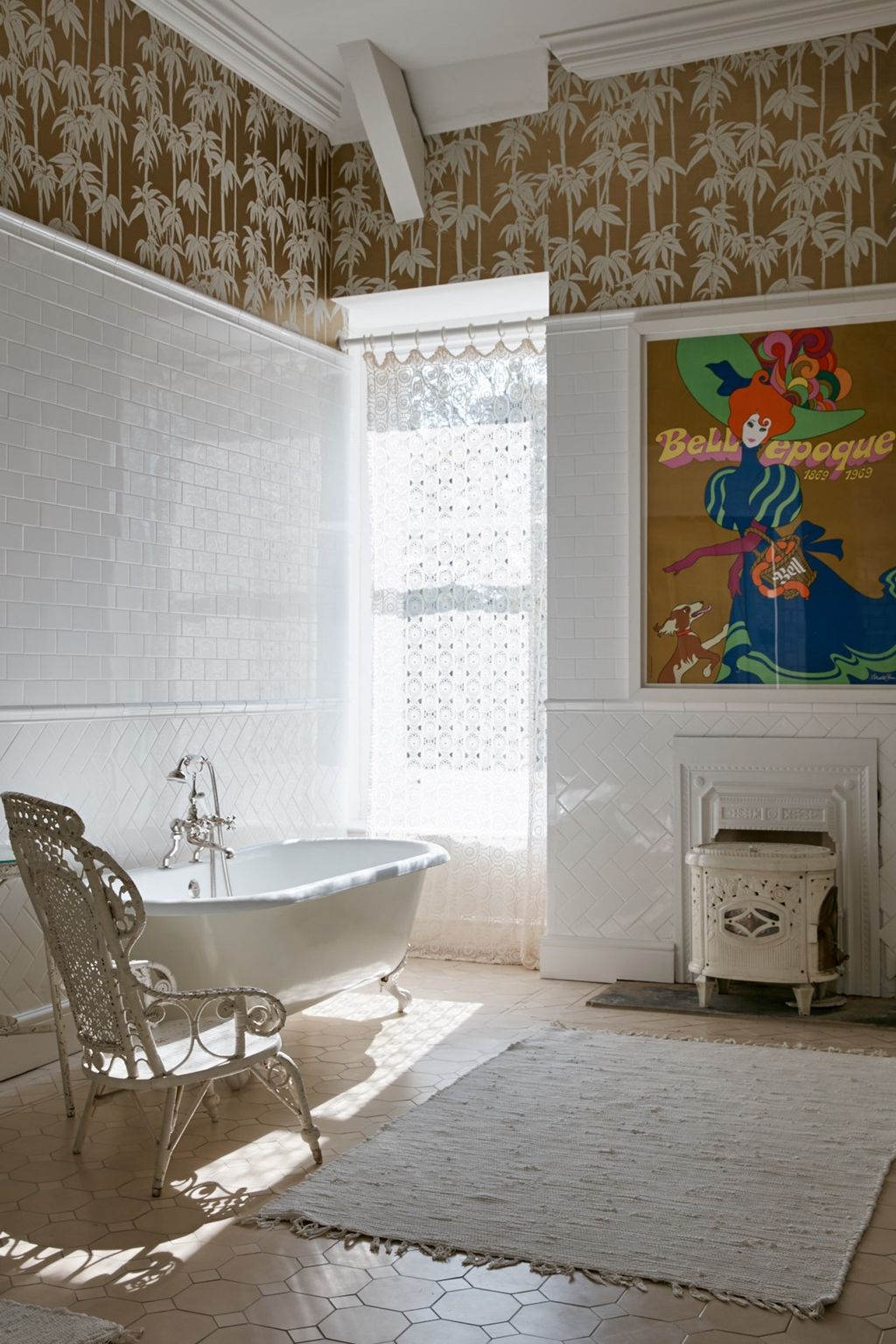 Image may contain Tub Indoors Room Bathtub Interior Design Home Decor Furniture and Chair