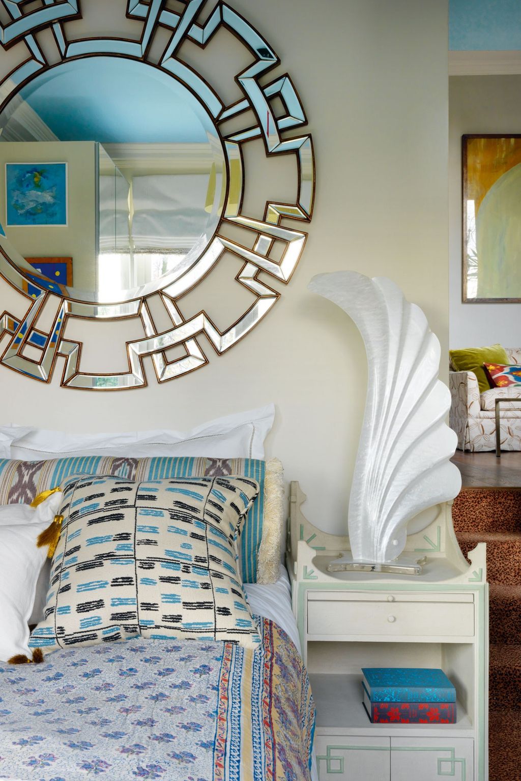 Image may contain Indoors Room Bedroom Dorm Room Furniture and Bed