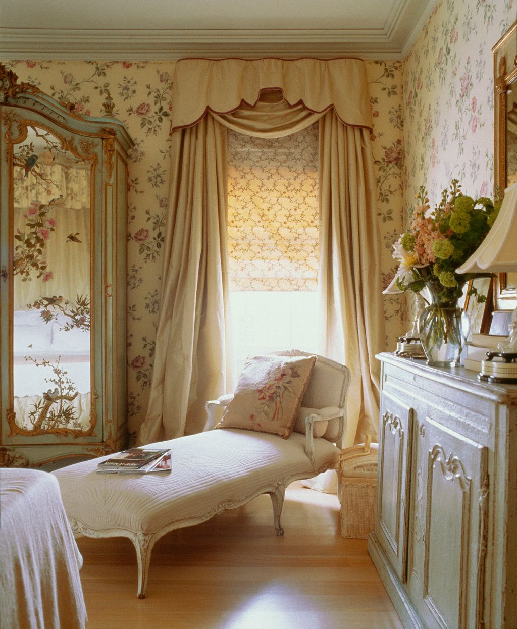 Image may contain Furniture Room Indoors Wood Living Room Bedroom Interior Design and Hardwood