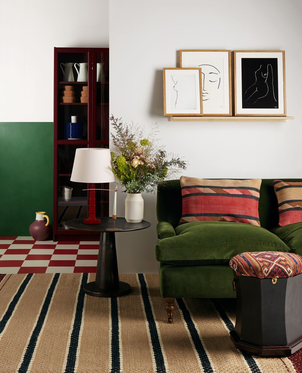 Image may contain Furniture Living Room Room Indoors Interior Design Lamp and Table Lamp