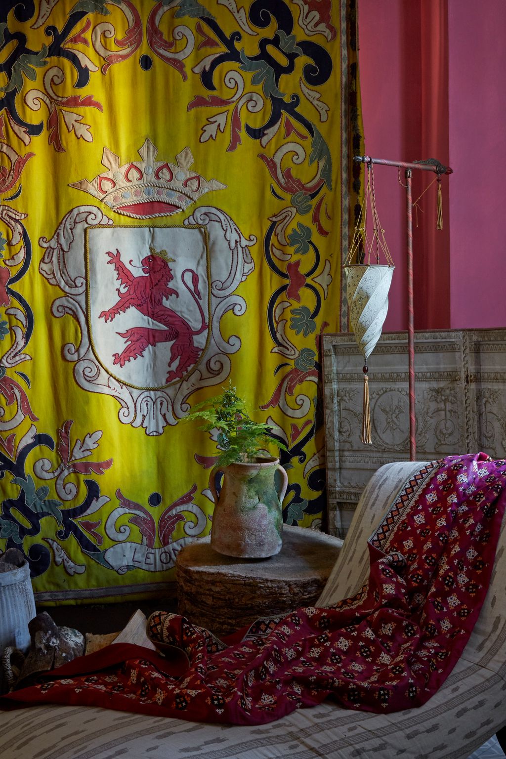 Image may contain Home Decor Furniture and Couch