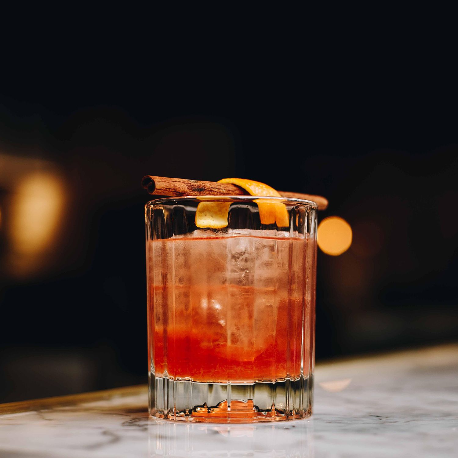 Orange blossom negroni