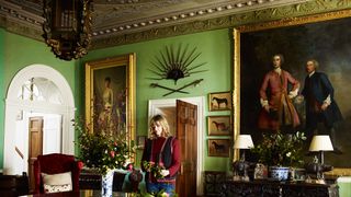 Dominic West and Catherine FitzGerald Glin Castle Ireland