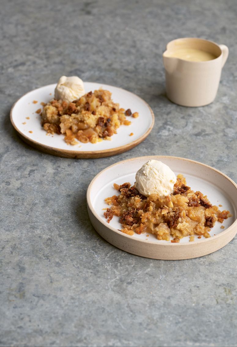 Image may contain Food Dessert Creme Cream Plant Dish and Meal