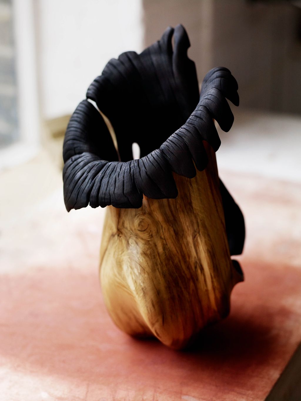 Image may contain Plant Wood Human Person Vase Pottery Jar Flower Blossom Ornament Art and Ikebana