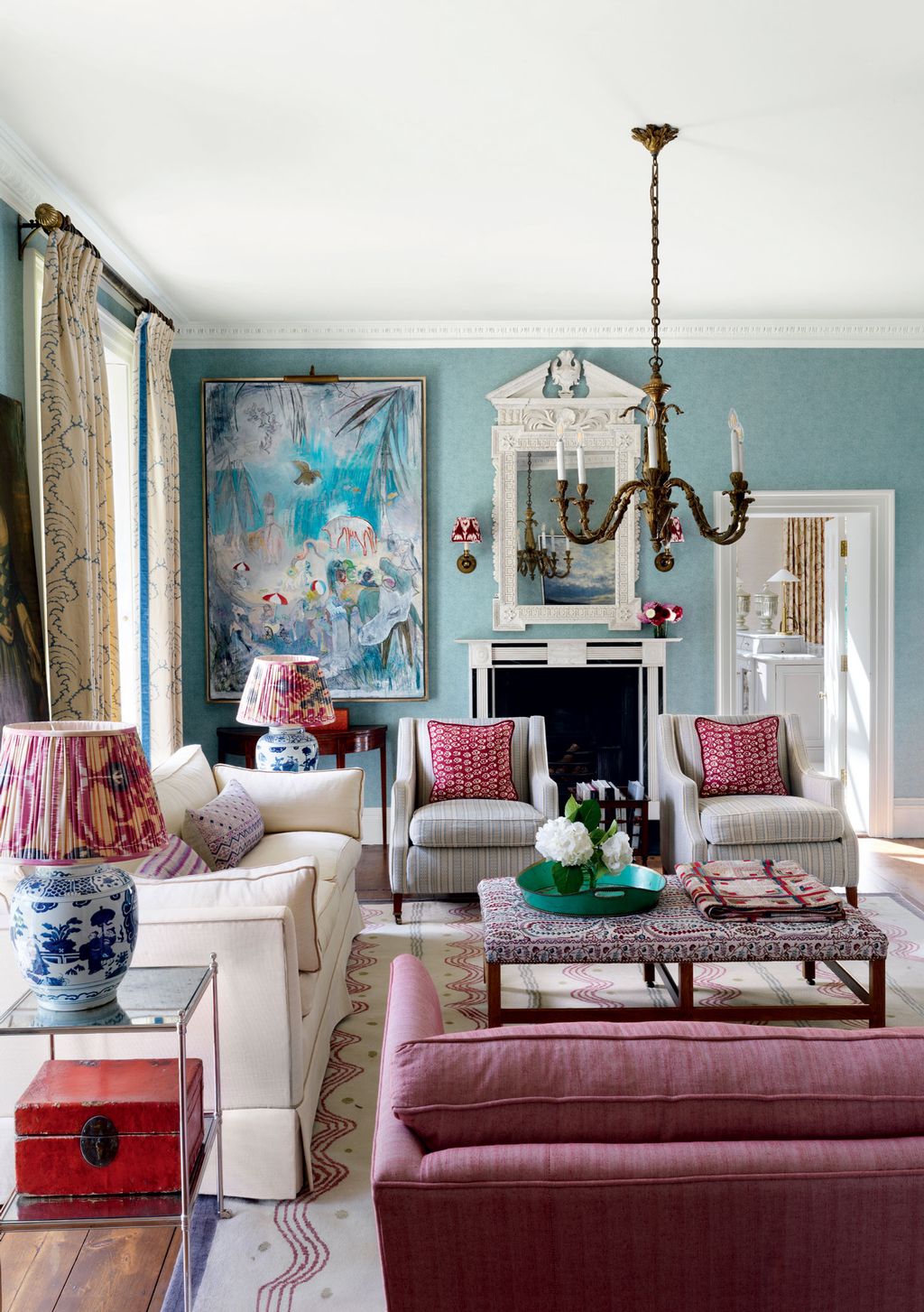 Image may contain Furniture Living Room Indoors Room Couch and Rug