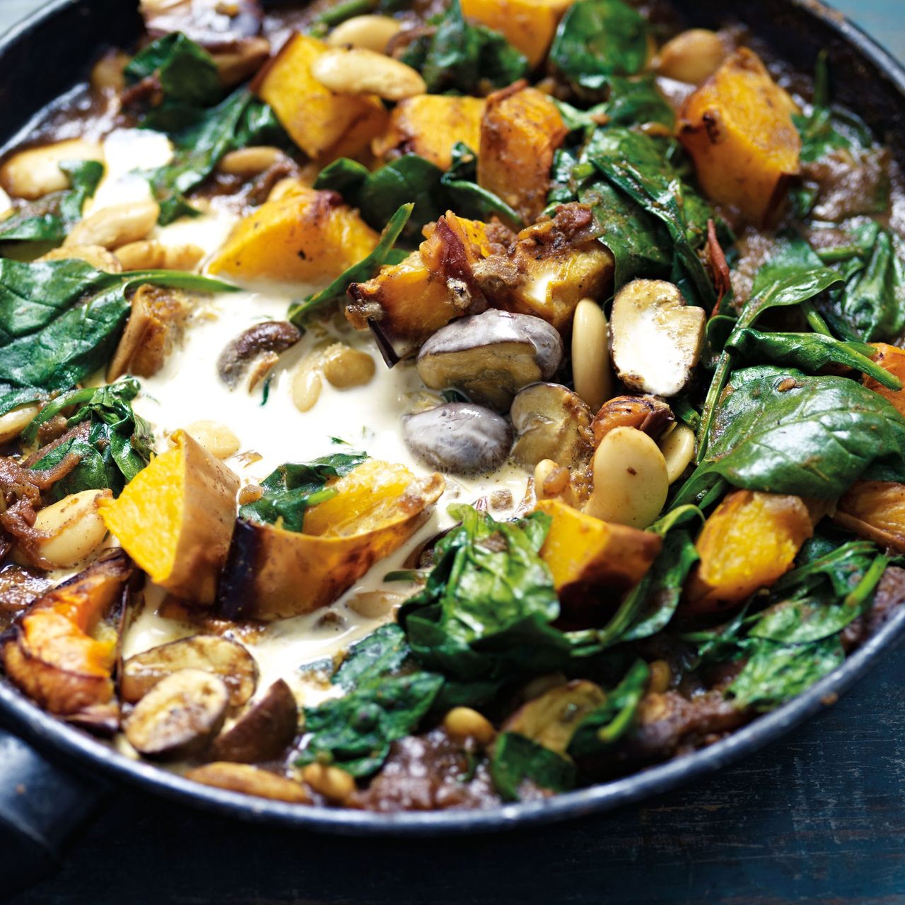 Image may contain Food Dish Meal Plant Vegetable and Spinach