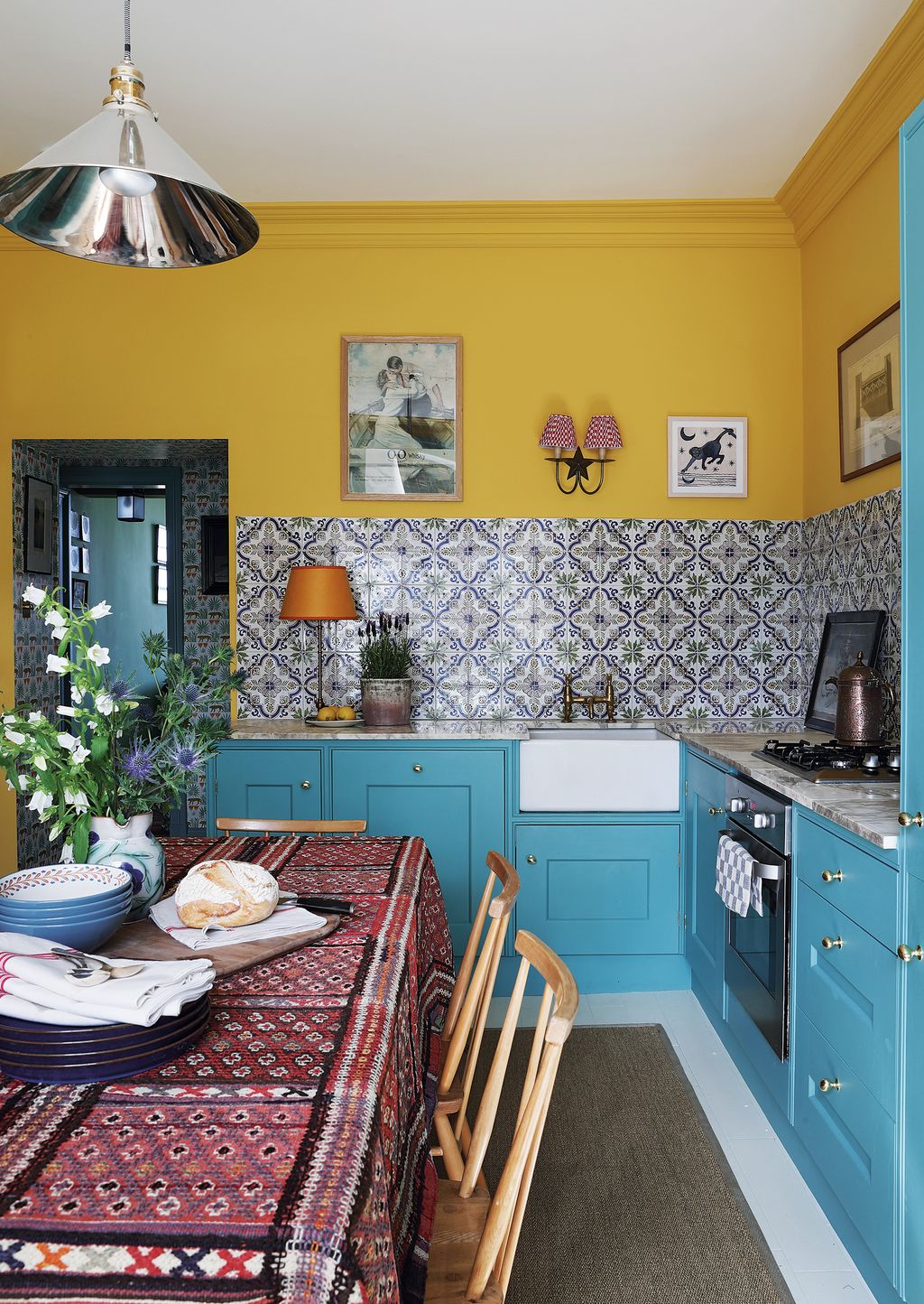 ‘I wanted to introduce a sense of wonder says Susan Deliss of this kitchen in a writers flat in Edinburgh. Having...