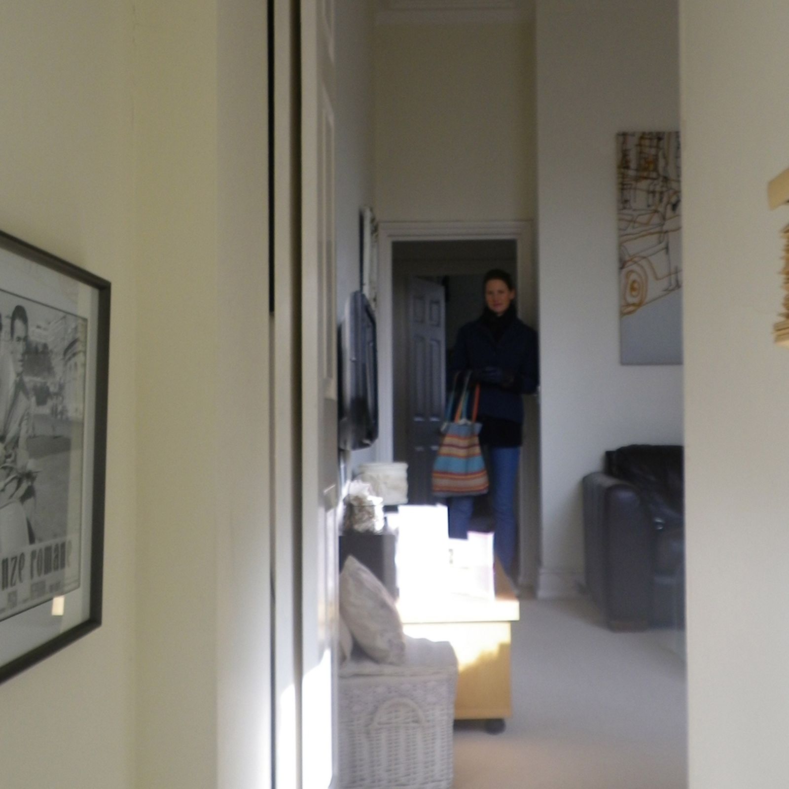 Image may contain Flooring Human Person Floor Corridor and Door