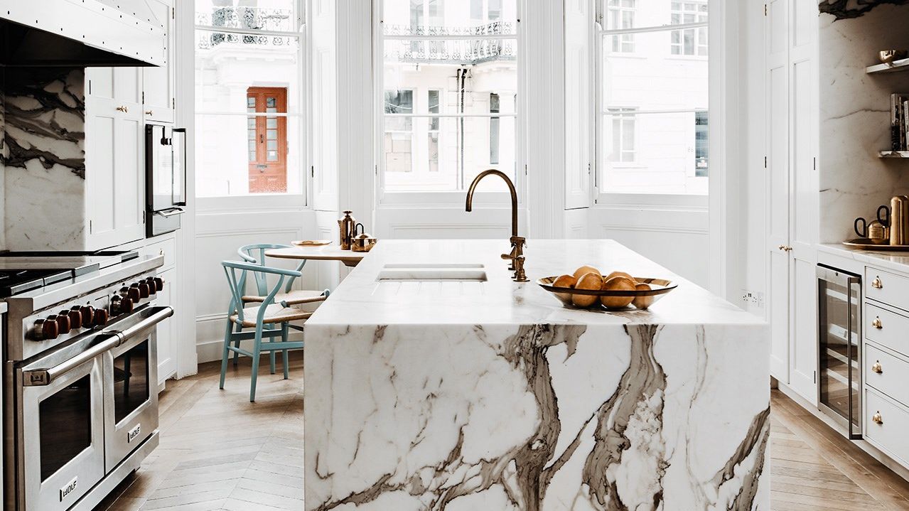 Kitchen Ideas. Image may contain Indoors Room Kitchen Lamp Chandelier and Sink Faucet