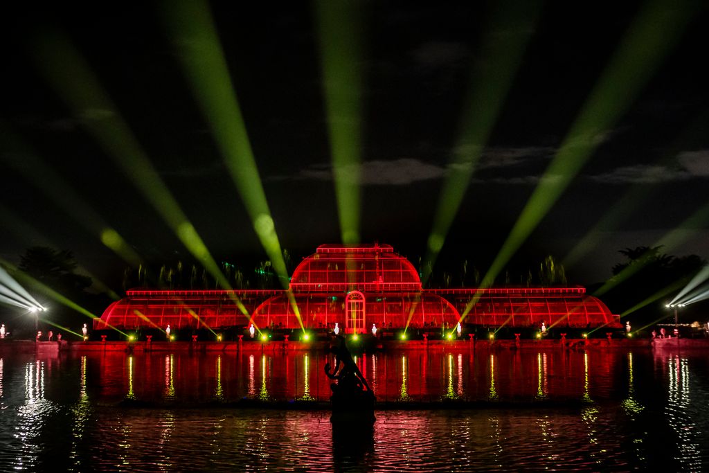 Image may contain Light and Laser