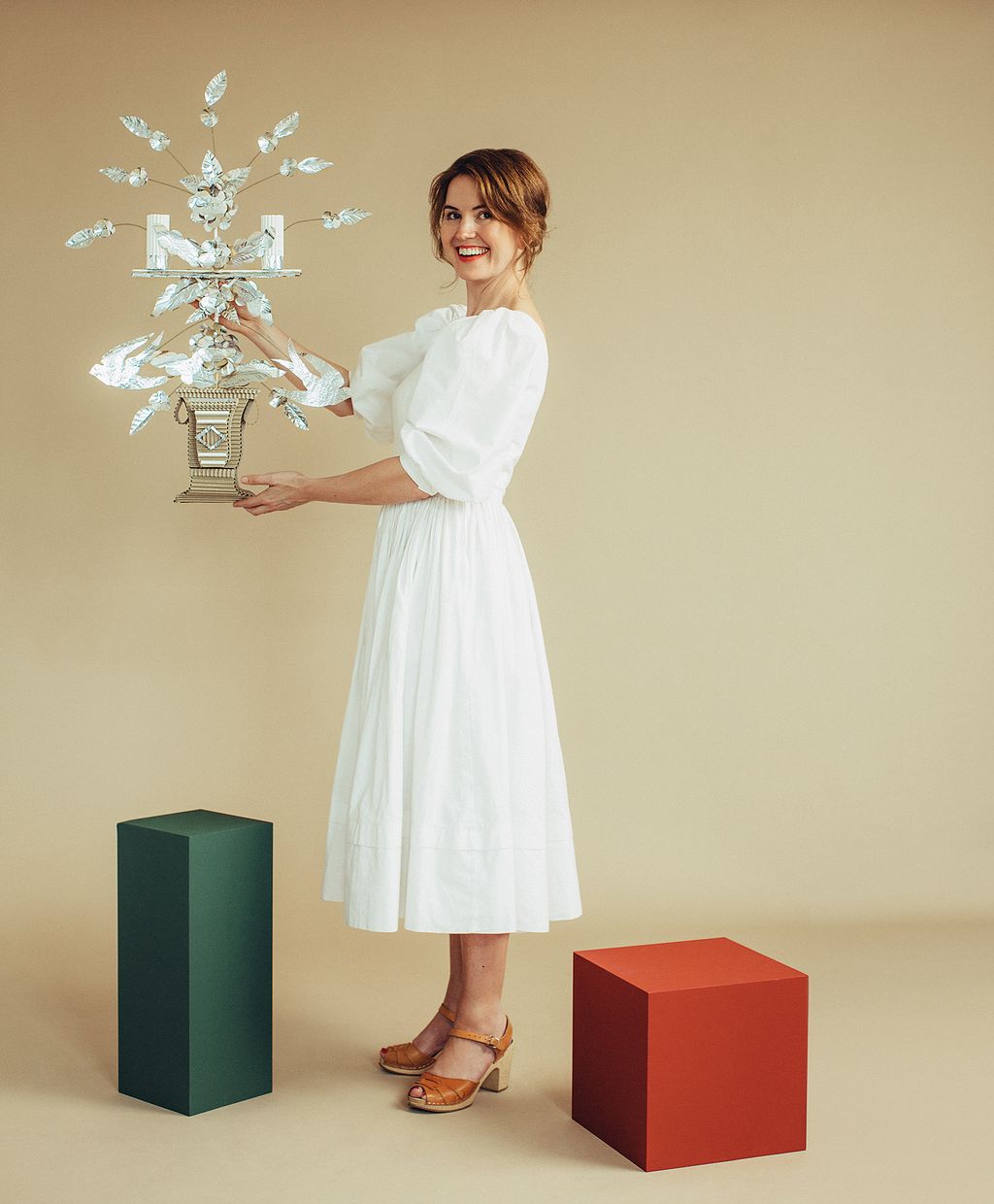 Image may contain Clothing Apparel Human Person Dress and Plant