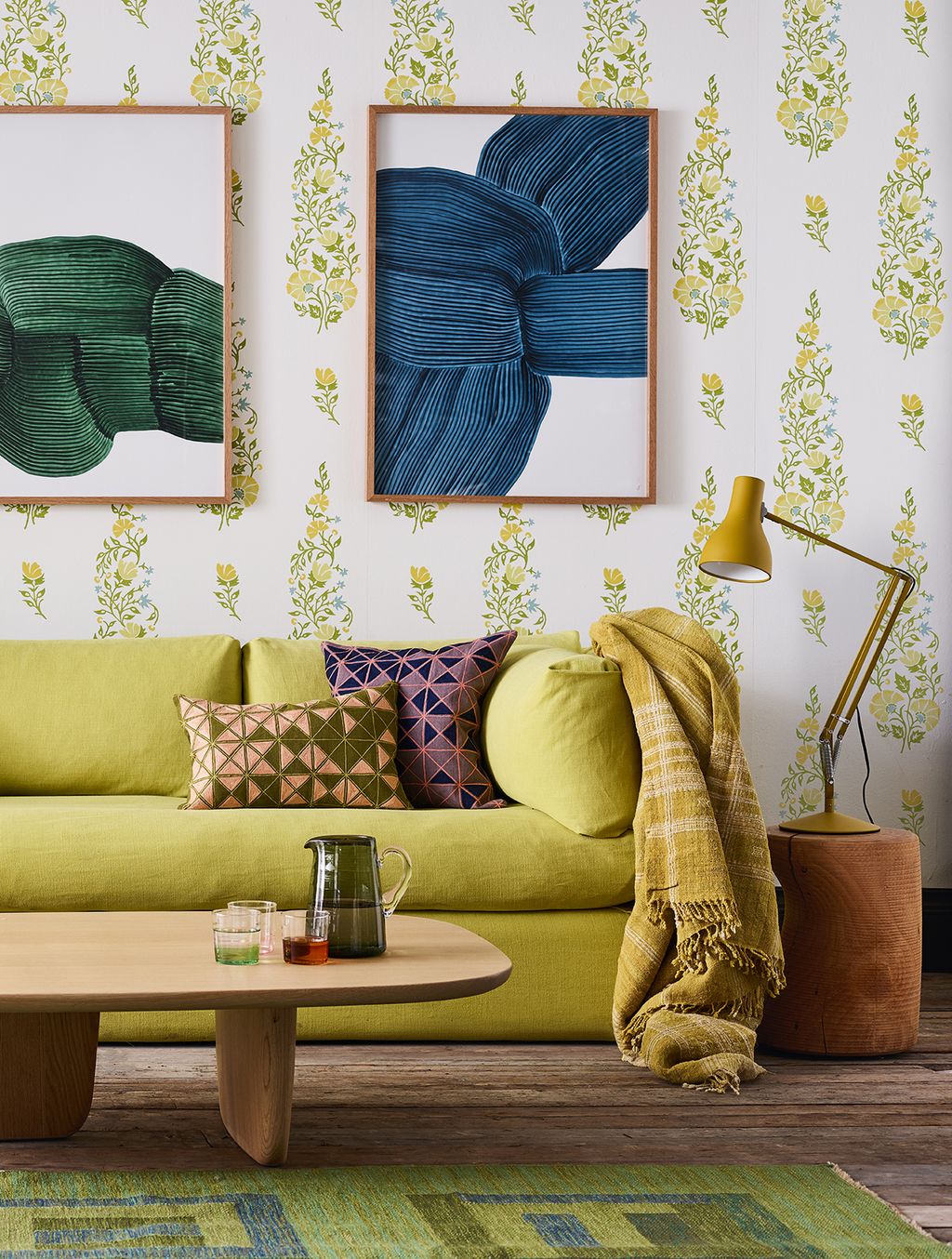 Image may contain Furniture Cushion Couch Table Living Room Indoors Room Coffee Table and Home Decor