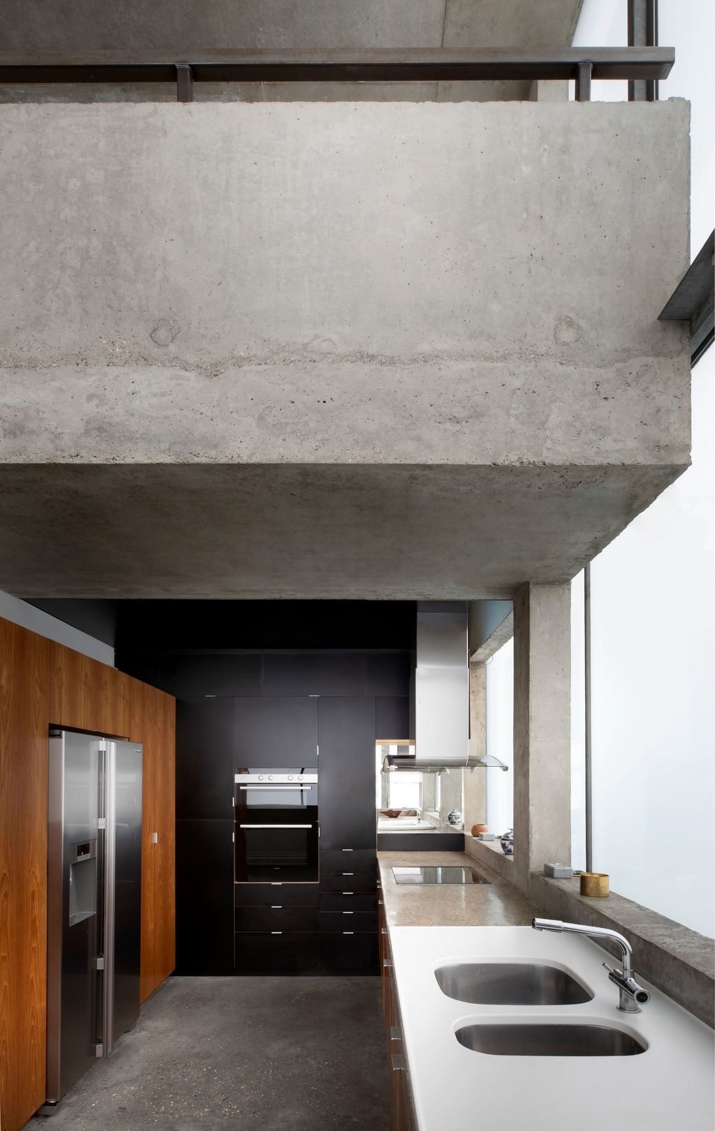 Image may contain Floor Flooring Indoors Building Housing Wood and Room