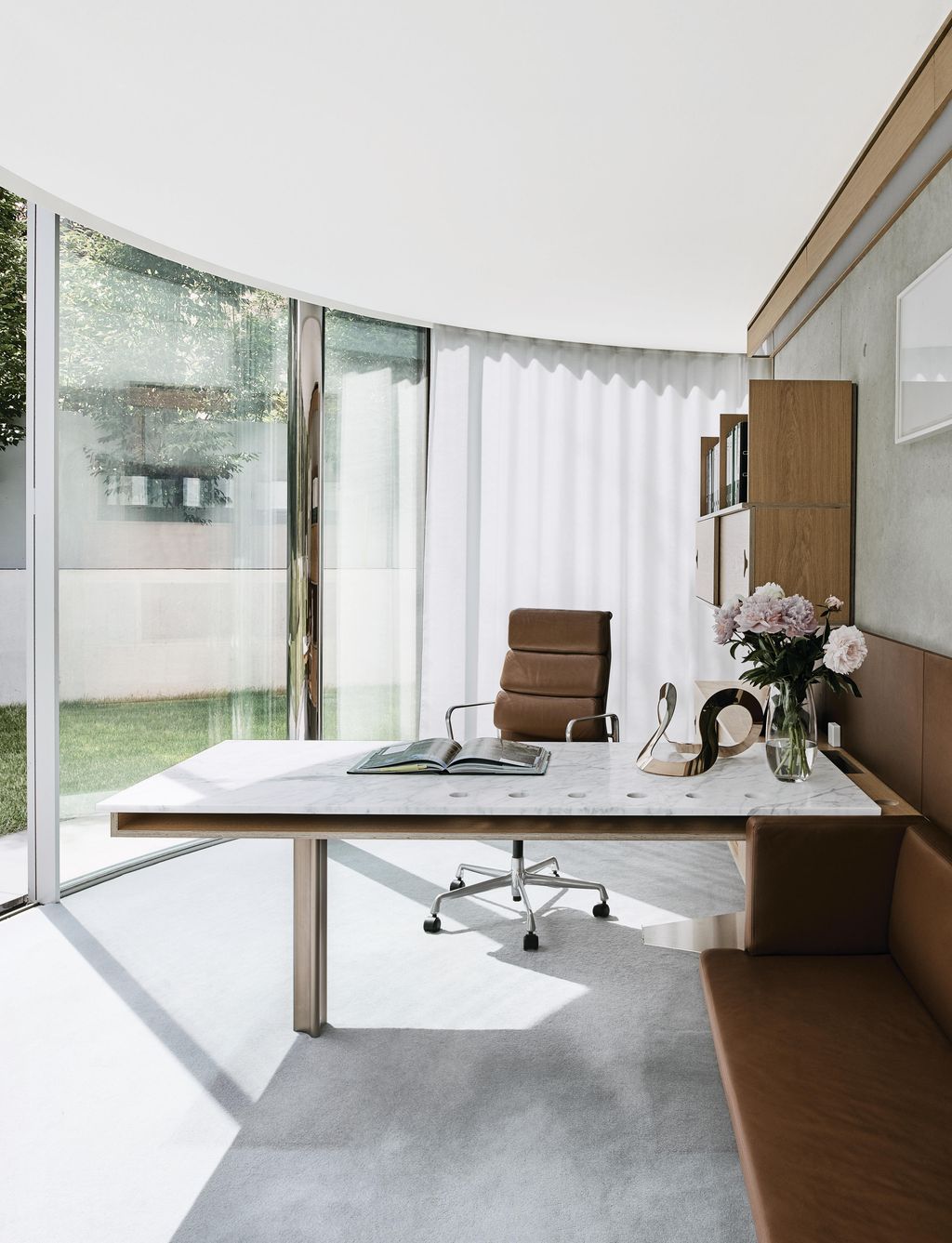 Image may contain Furniture Table Chair Tabletop Indoors Interior Design and Desk